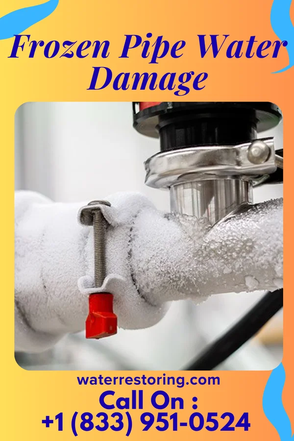 Frozen Pipe Water Damage in Conde, SD